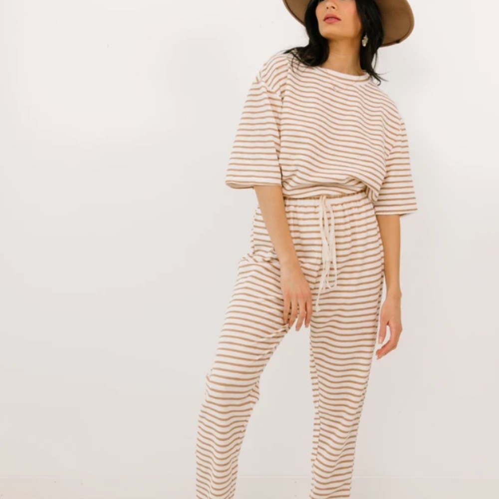 NWT Stripe Lounge Set